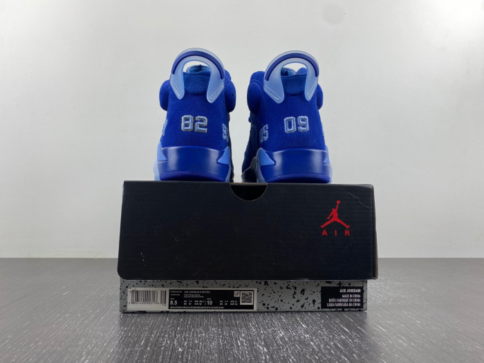 Air Jordan 6 UNC Tar Heels Six Championships PE