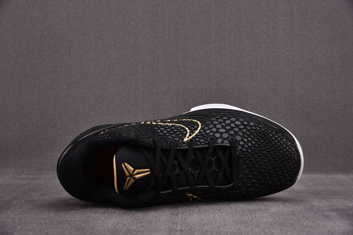 Nike Zoom Kobe 6 Black Del Sol Metallic Gold KB0824-127