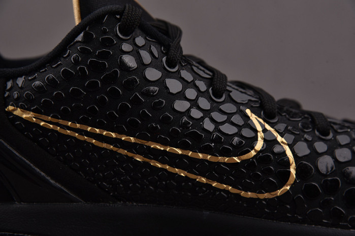 Nike Zoom Kobe 6 Black Del Sol Metallic Gold KB0824-127