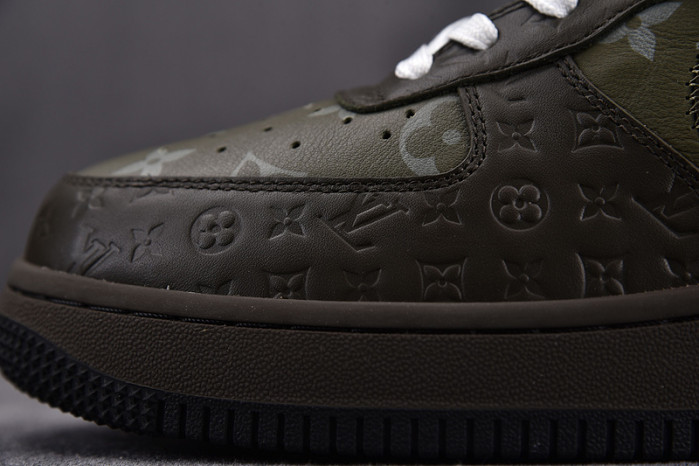 NIKE LOW AIR FORCE 1 X  grey green