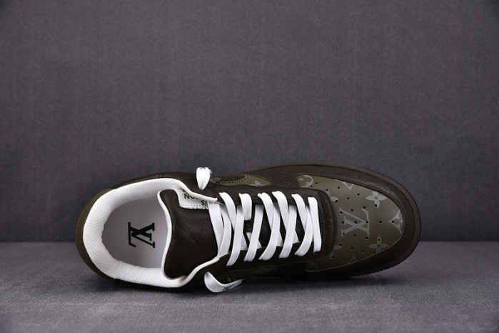 NIKE LOW AIR FORCE 1 X  grey green