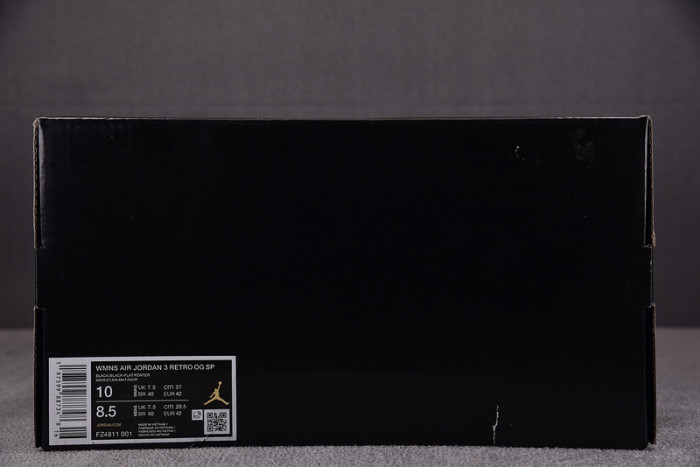 Air Jordan 3 A Ma Maniére  Black FZ4811-001