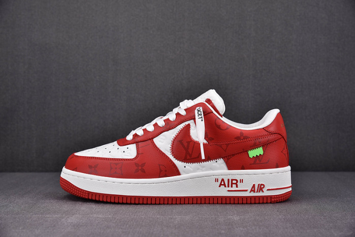 NIKE LOW AIR FORCE 1 X  red white