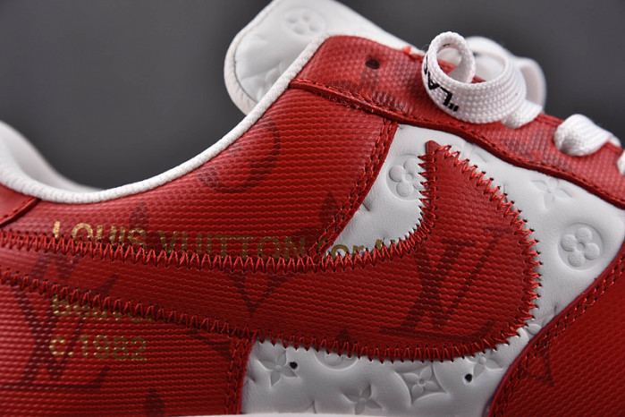 NIKE LOW AIR FORCE 1 X  red white