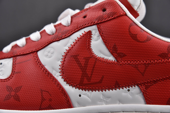 NIKE LOW AIR FORCE 1 X  red white