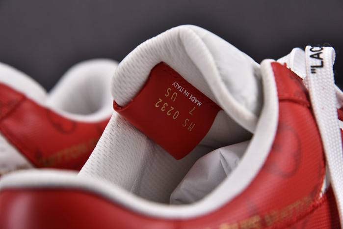 NIKE LOW AIR FORCE 1 X  red white