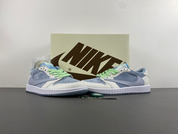 Travis Scott x Air Jordan 1 white grey DM7866-888