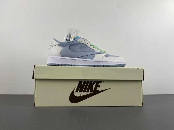 Travis Scott x Air Jordan 1 white grey DM7866-888