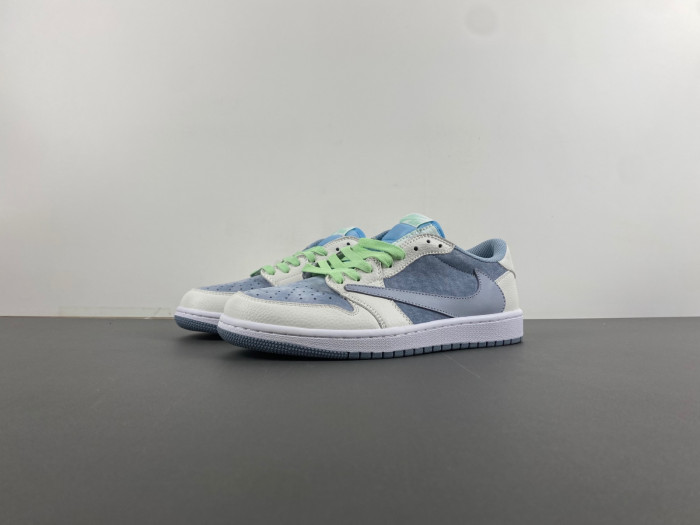 Travis Scott x Air Jordan 1 white grey DM7866-888