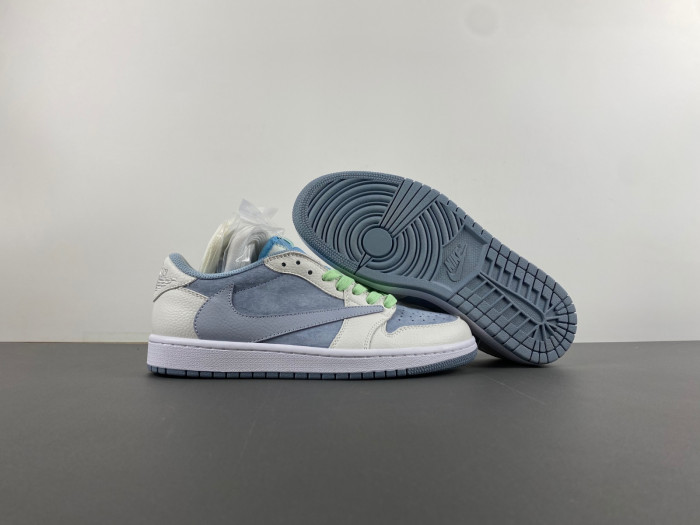 Travis Scott x Air Jordan 1 white grey DM7866-888
