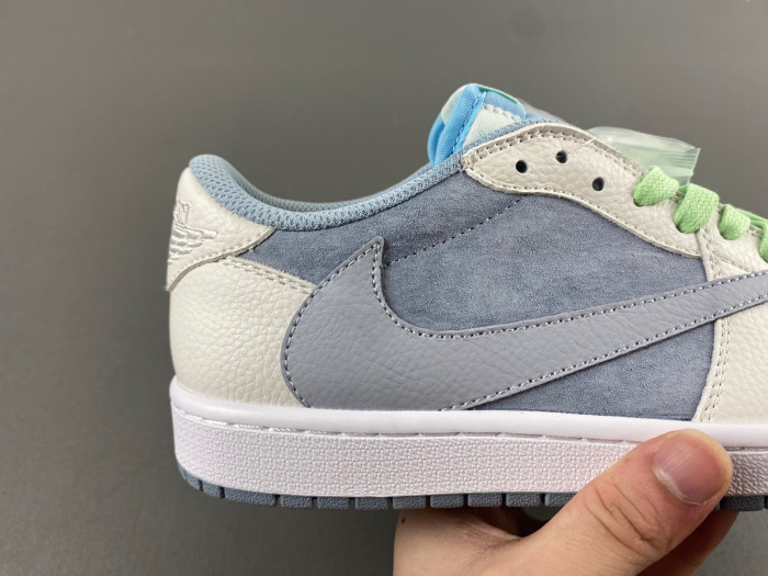 Travis Scott x Air Jordan 1 white grey DM7866-888