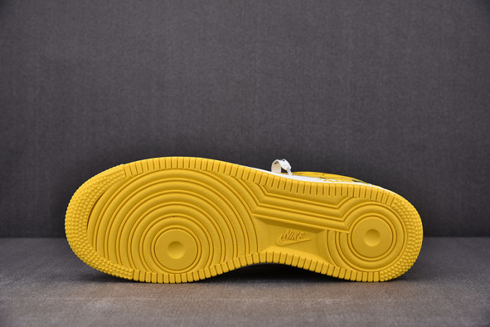NIKE LOW AIR FORCE 1 X  yellow white