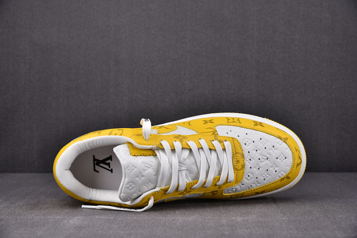 NIKE LOW AIR FORCE 1 X  yellow white