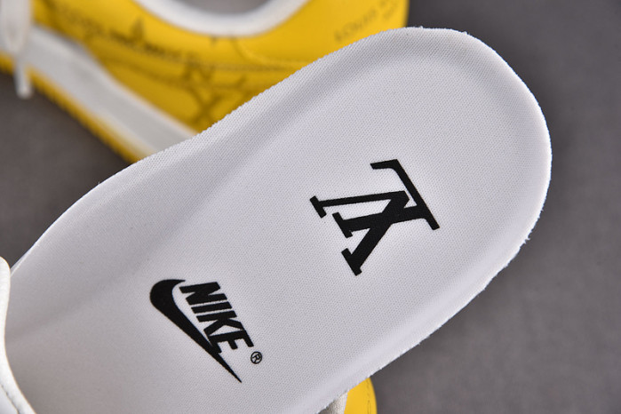 NIKE LOW AIR FORCE 1 X  yellow white