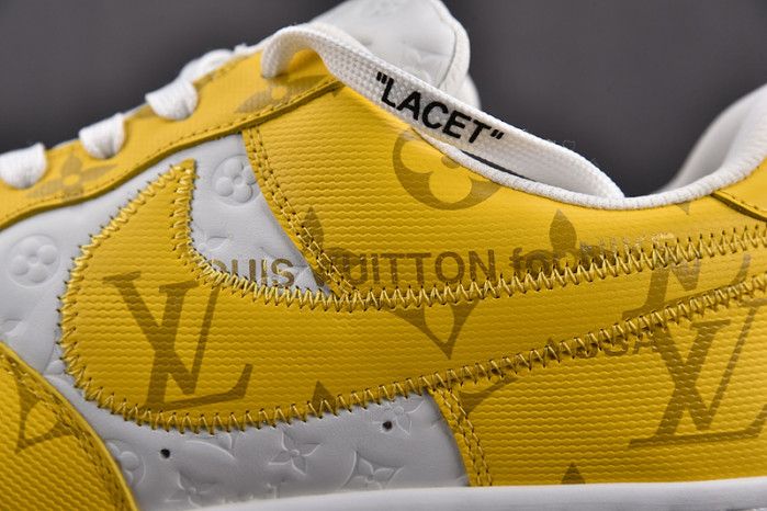 NIKE LOW AIR FORCE 1 X  yellow white