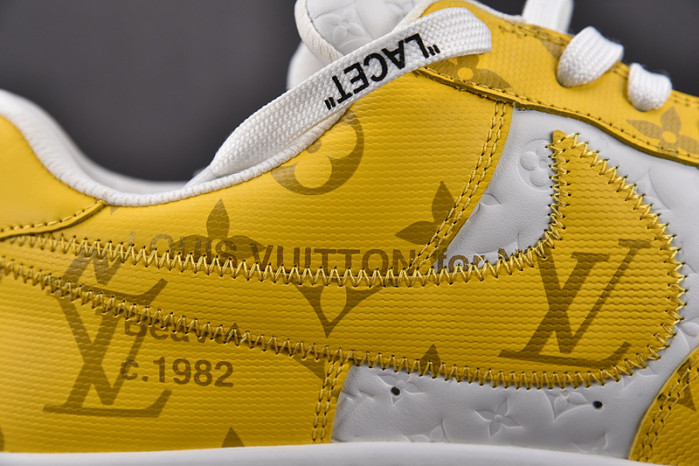 NIKE LOW AIR FORCE 1 X  yellow white