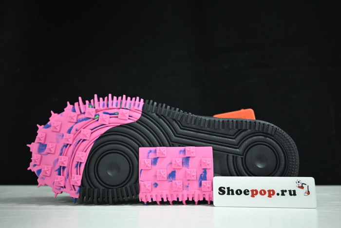 OFW x Nike Air Force 1 Mid Black  DO6290-001