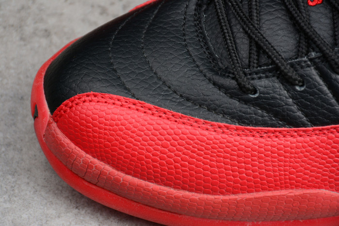 AIR JORDAN 12 “FLU GAME” Black/Varsity Red mens 130690-002