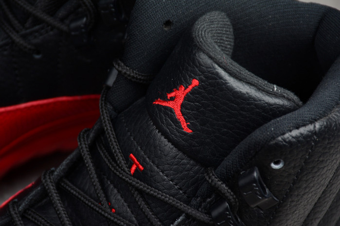 AIR JORDAN 12 “FLU GAME” Black/Varsity Red mens 130690-002