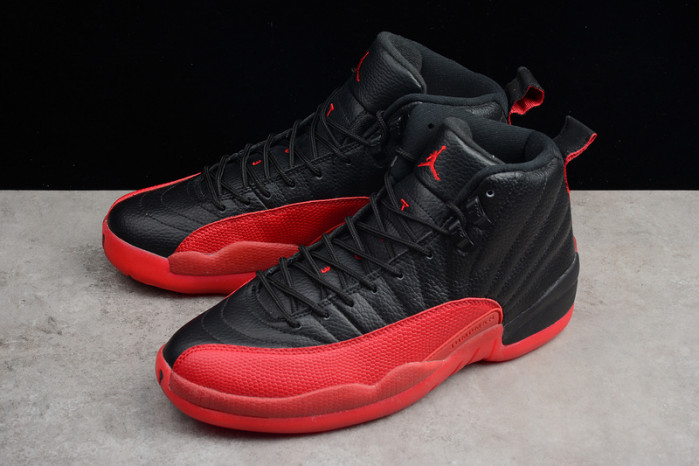AIR JORDAN 12 “FLU GAME” Black/Varsity Red mens 130690-002