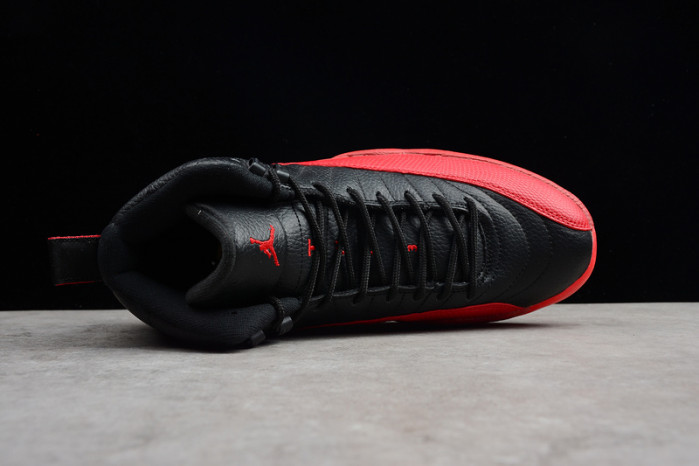 AIR JORDAN 12 “FLU GAME” Black/Varsity Red mens 130690-002