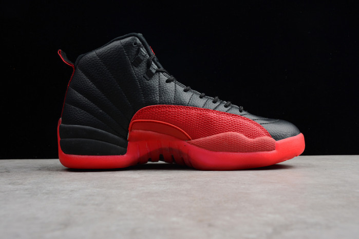 AIR JORDAN 12 “FLU GAME” Black/Varsity Red mens 130690-002