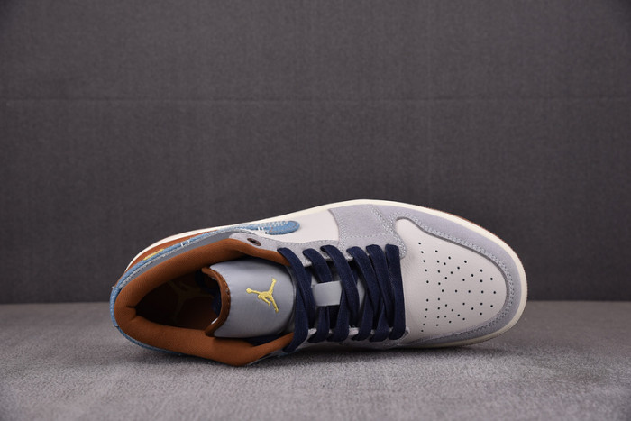 Air Jordan 1 Low SE Phantom Repaired Denim FZ5042-041