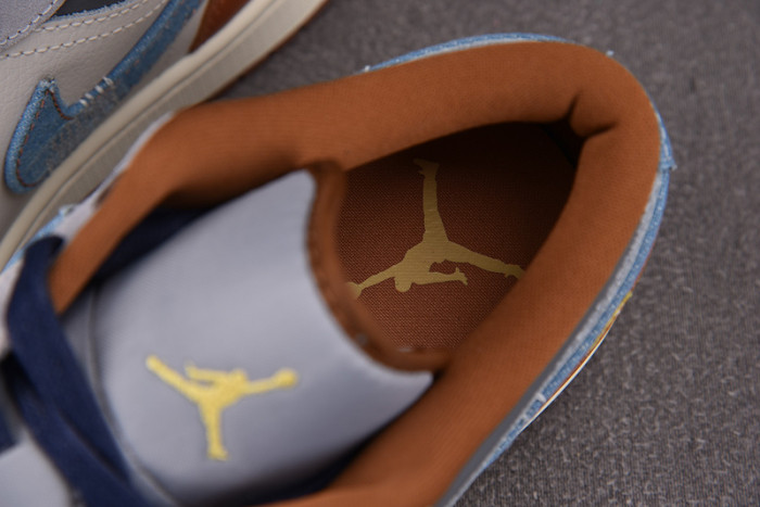 Air Jordan 1 Low SE Phantom Repaired Denim FZ5042-041