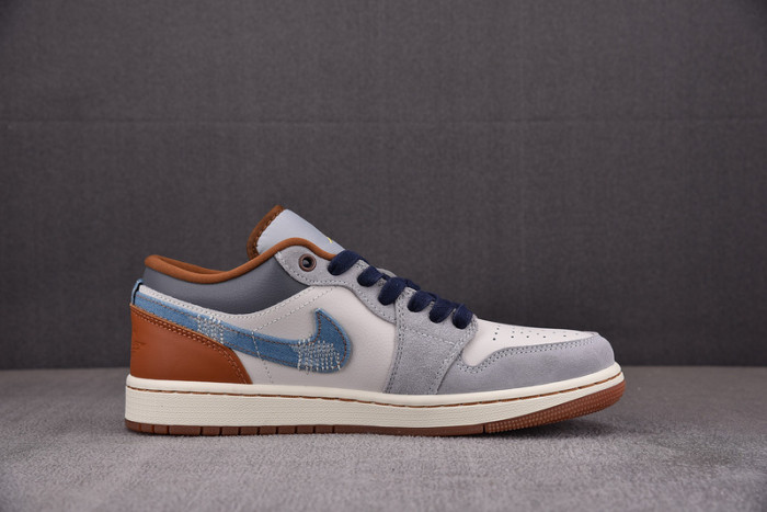 Air Jordan 1 Low SE Phantom Repaired Denim FZ5042-041