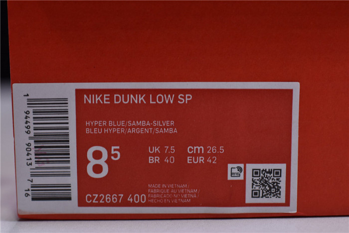 Nike Dunk Low Samba  2020   CZ2667-400