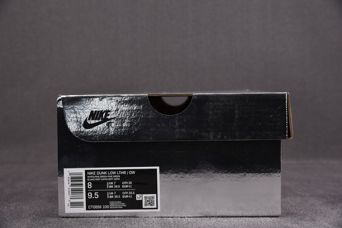 OFW x Nike Dunk Low  green white CT0856-100