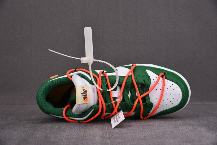 OFW x Nike Dunk Low  green white CT0856-100