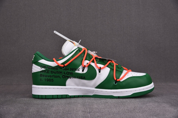 OFW x Nike Dunk Low  green white CT0856-100