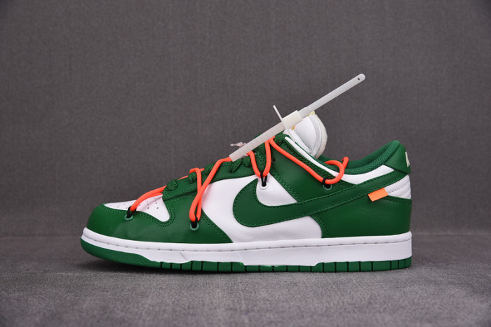 OFW x Nike Dunk Low  green white CT0856-100