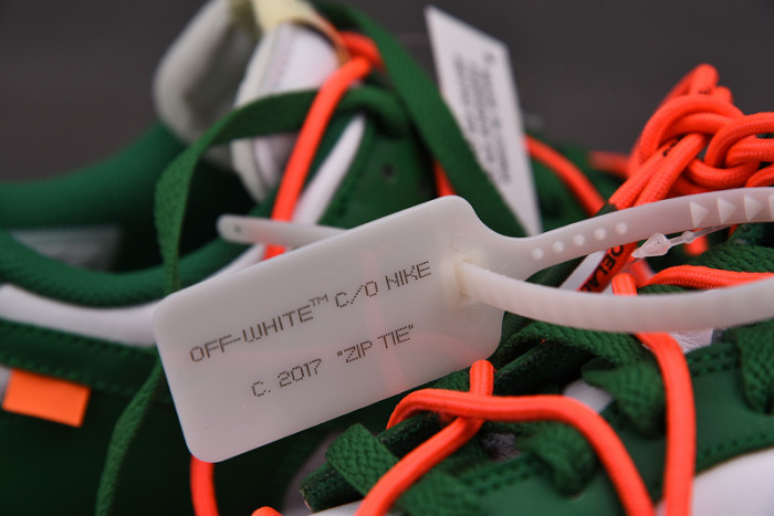 OFW x Nike Dunk Low  green white CT0856-100