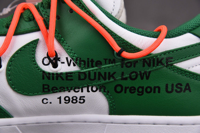 OFW x Nike Dunk Low  green white CT0856-100