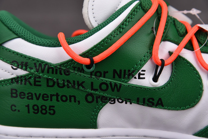 OFW x Nike Dunk Low  green white CT0856-100