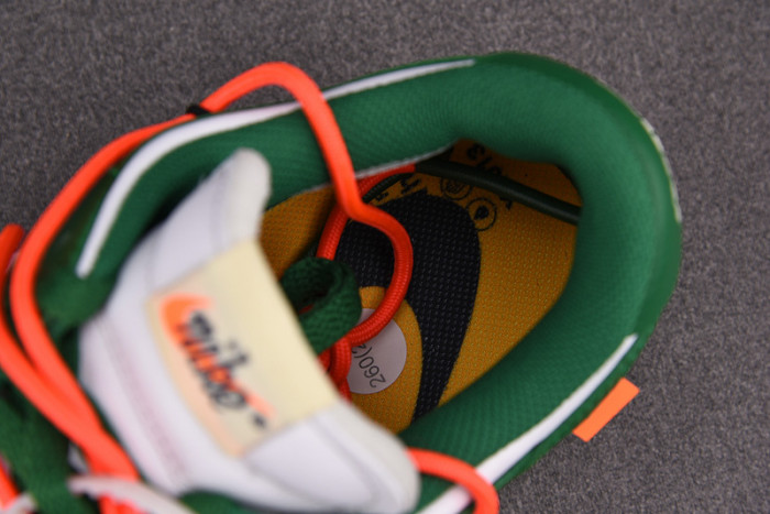 OFW x Nike Dunk Low  green white CT0856-100