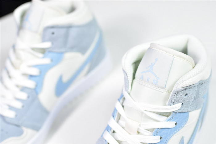AirJordan 1 Mid Mixed Textures Blue  DA4666-100