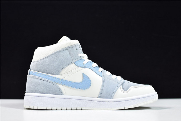 AirJordan 1 Mid Mixed Textures Blue  DA4666-100