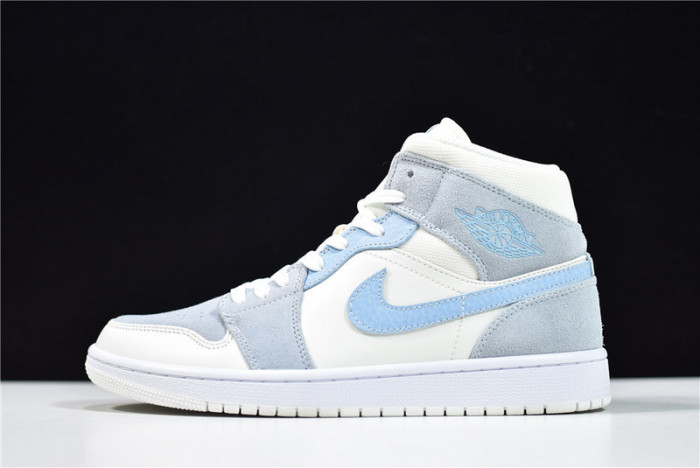 AirJordan 1 Mid Mixed Textures Blue  DA4666-100