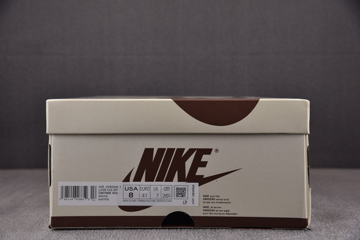 Travis Scott x Air Jordan 1 Low OG White Pink DM7866-600