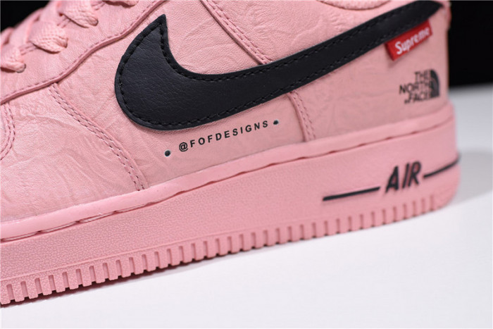 Supreme x The North Face x Nike Air Force 1  PINK AR3066-800