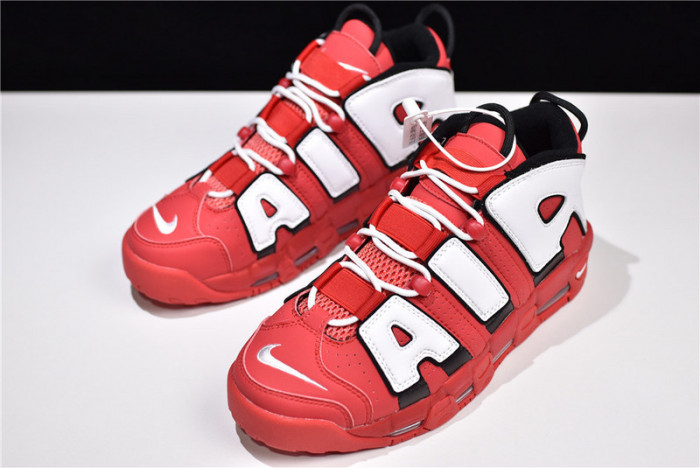 Nike Air More Uptempo University Red Black White  CD9403-600