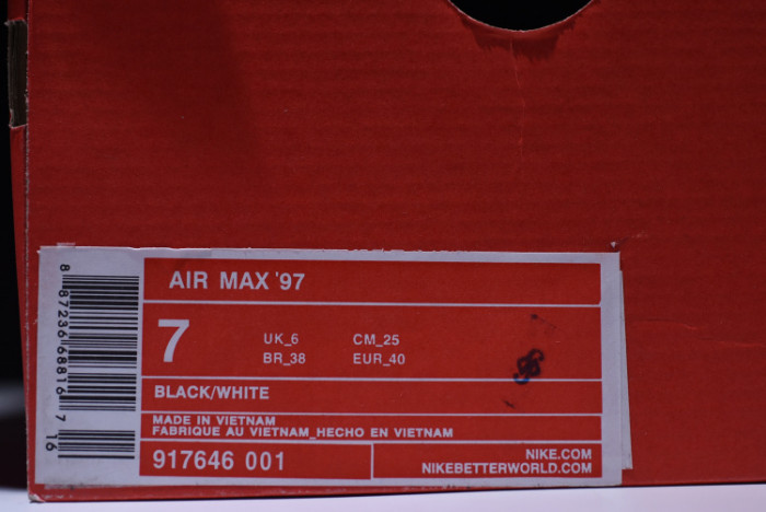 nike  AIR MAX 97 PRM black 917646-001