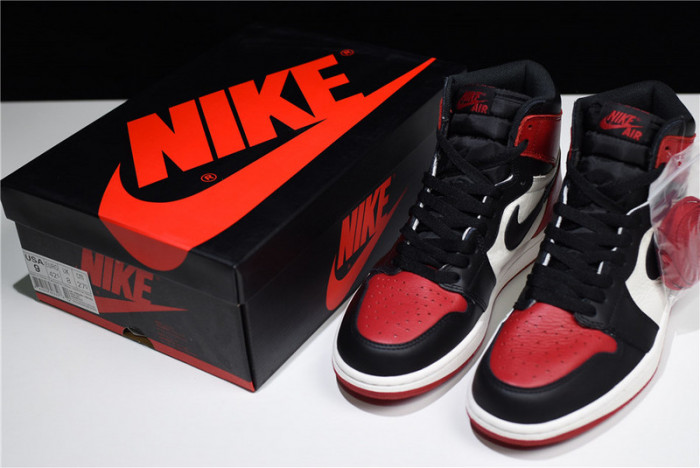 Air Jordan 1 Retro High OG Bred Toe  555088-610