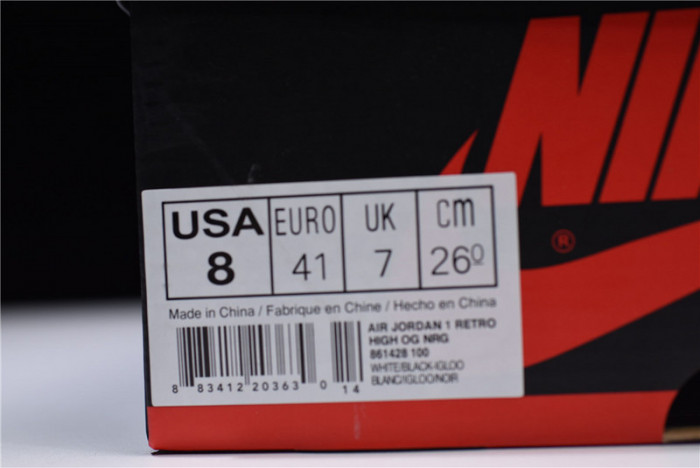 Air Jordan 1 Retro High OG NRG "RUST green"“Igloo” mens 861428-100