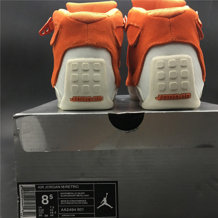 Air Jordan 18 Orange Suede AA2494-801