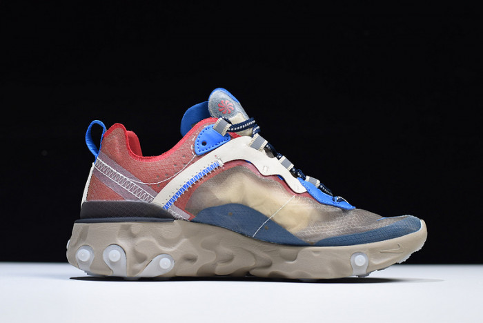 Undercover x Nike React Element 87 Khaki Red  BQ2718-200