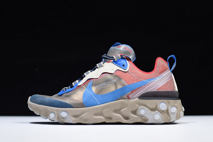 Undercover x Nike React Element 87 Khaki Red  BQ2718-200